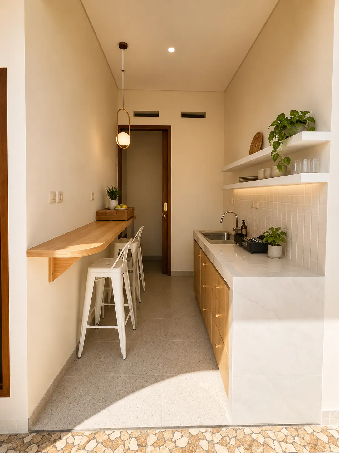 SistersZ kitchen and dining area