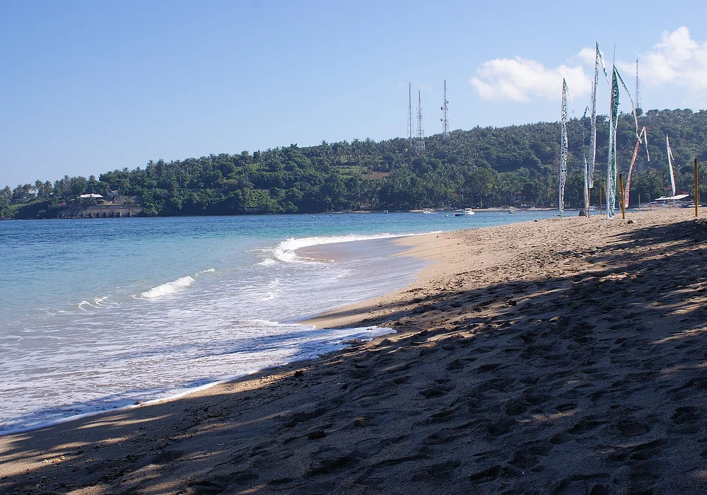 View of part of Senggigi Beach by Senggigi Beach Hotel
