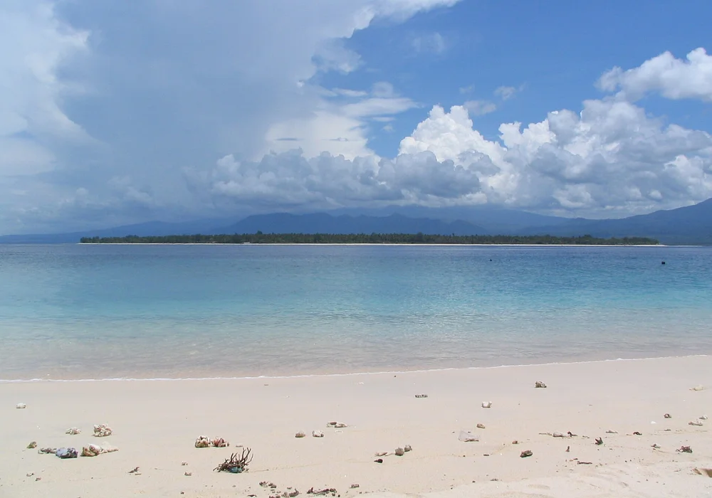 Gili Air seen from Gili Meno