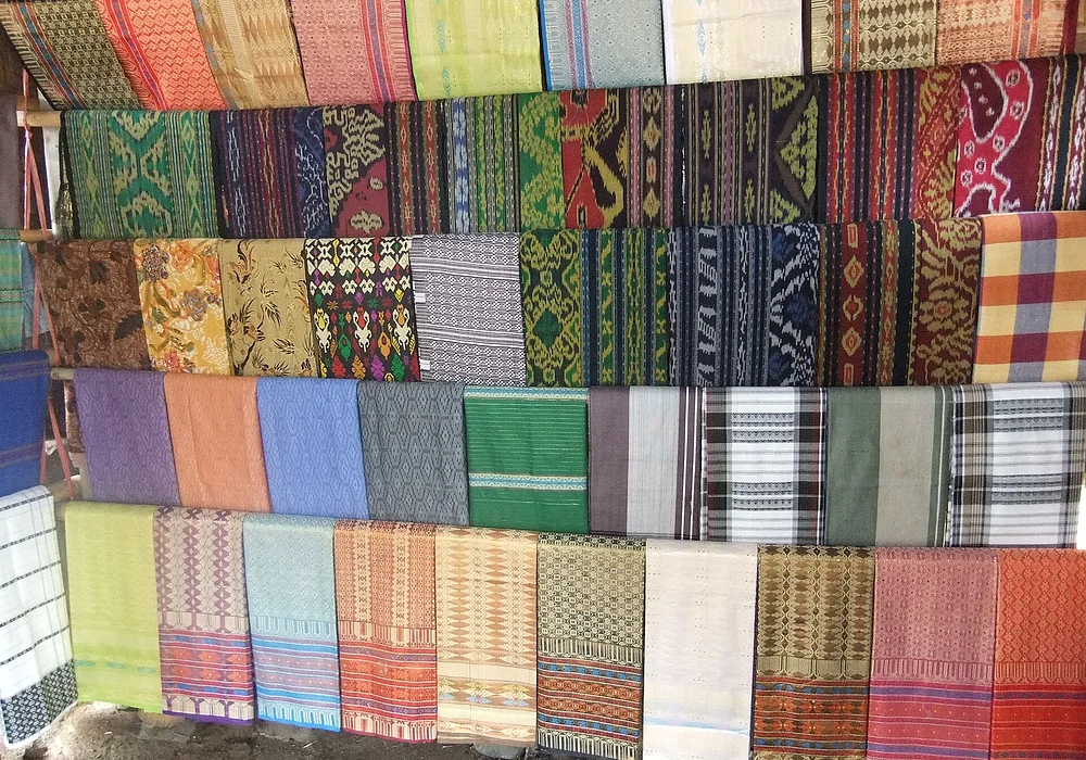 Tenun Ikat Lombok at Sasak Traditional Village in Sade, Lombok, Indonesia