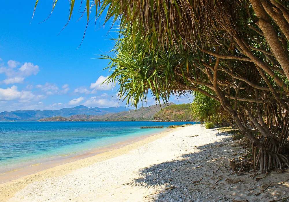 La plage sur Gili Nanggu.