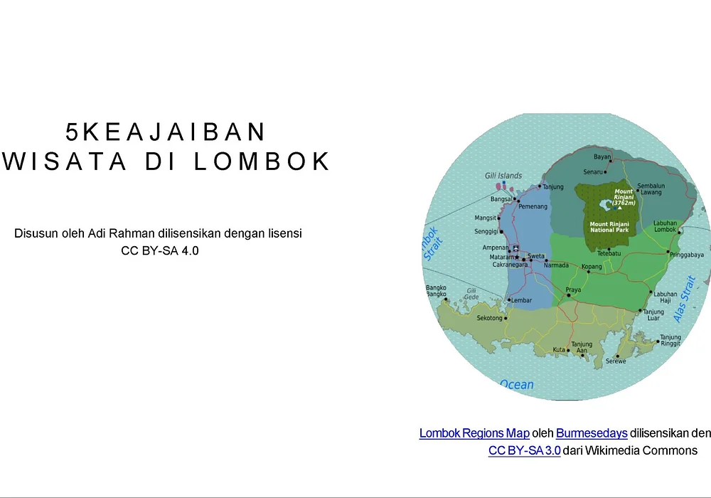 Lombok menyimpan pesona wisata yang begitu memakau bagi pengunjungnya. Setiap wisatawan dimanjakan dengan potensi wisata yang meliputi wisata bahari, alam, kuliner, budaya dan religi.