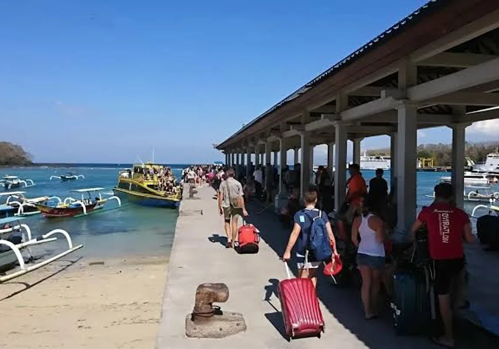 Padangbai harbour