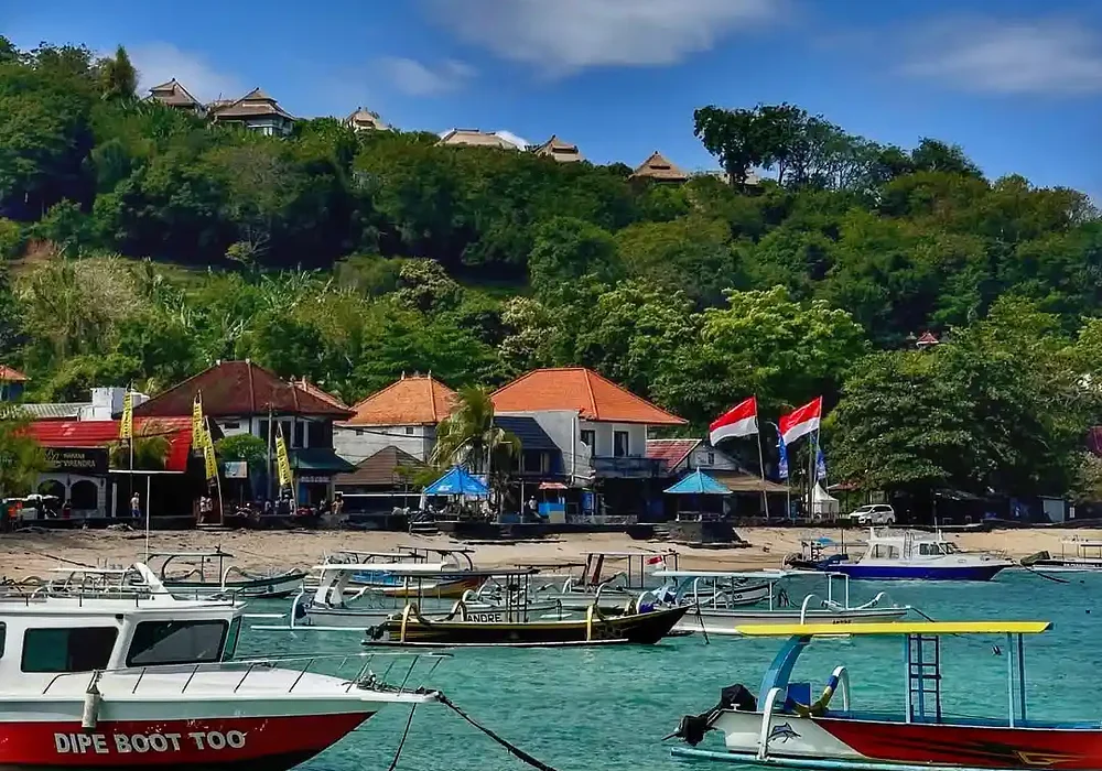 Padangbai harbour